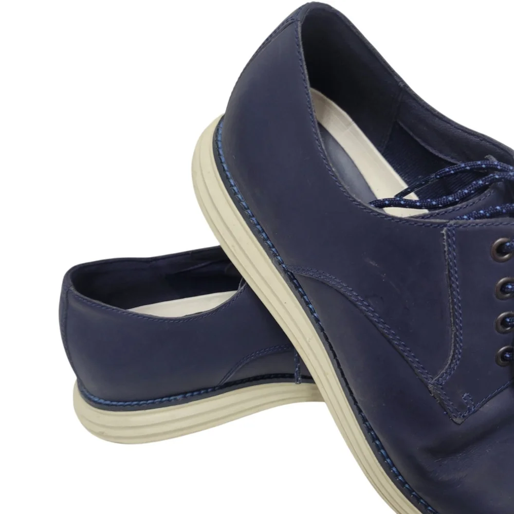 Cole Haan Men's Oxford Blue Ivory Casual Lace-Up Shoes C27998 Size 10M